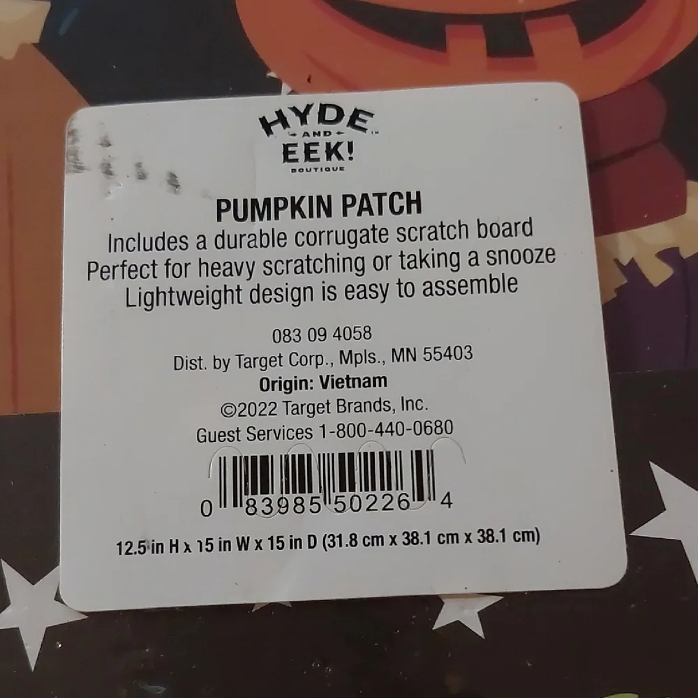 Hyde and Eek Pumpkin Patch Scratch Board